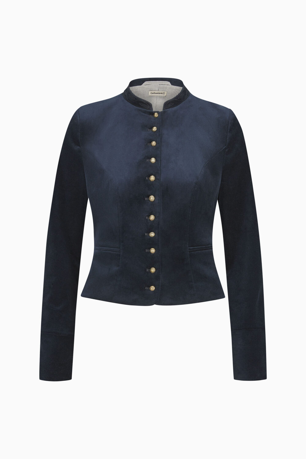 Damenmiederjacke Barbara – schwarzblau