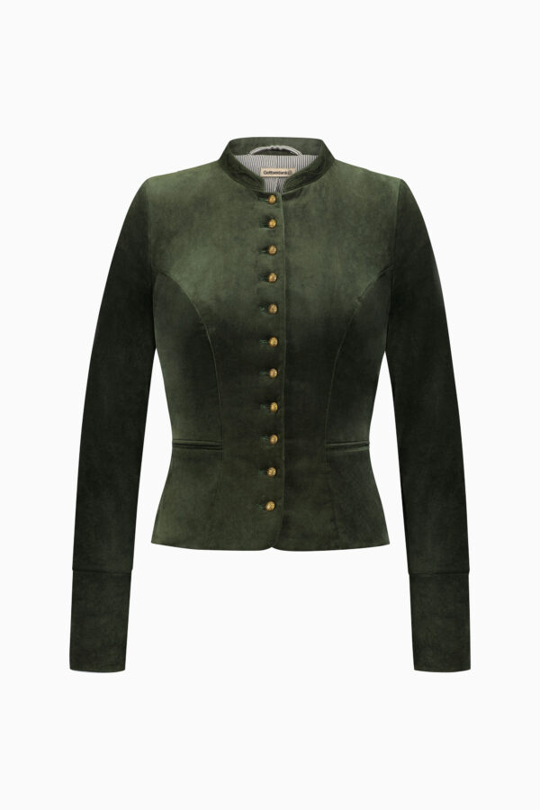 Damenmiederjacke Barbara – tanne