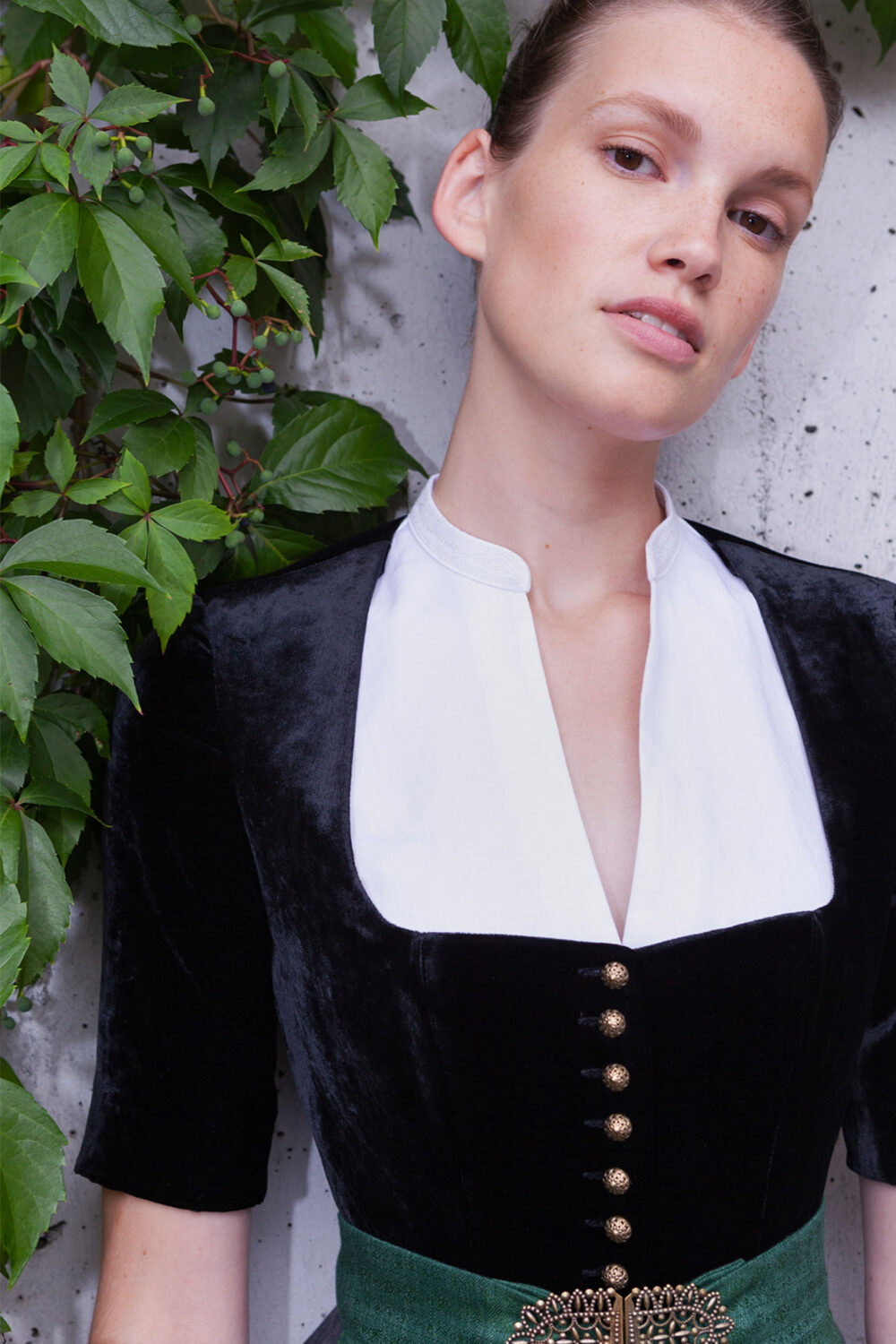 Dirndlbluse Pompadour - Gottseidank