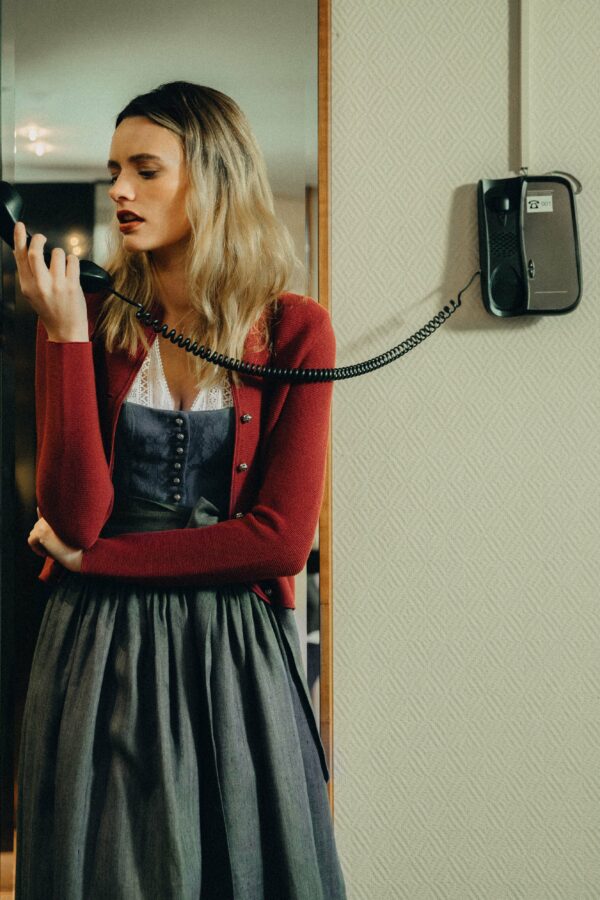 Damenstrickjacke Aloisia Uni - Gottseidank