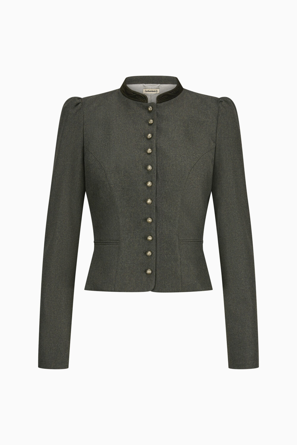 Damenmiederjacke Belinda – bronzegrün