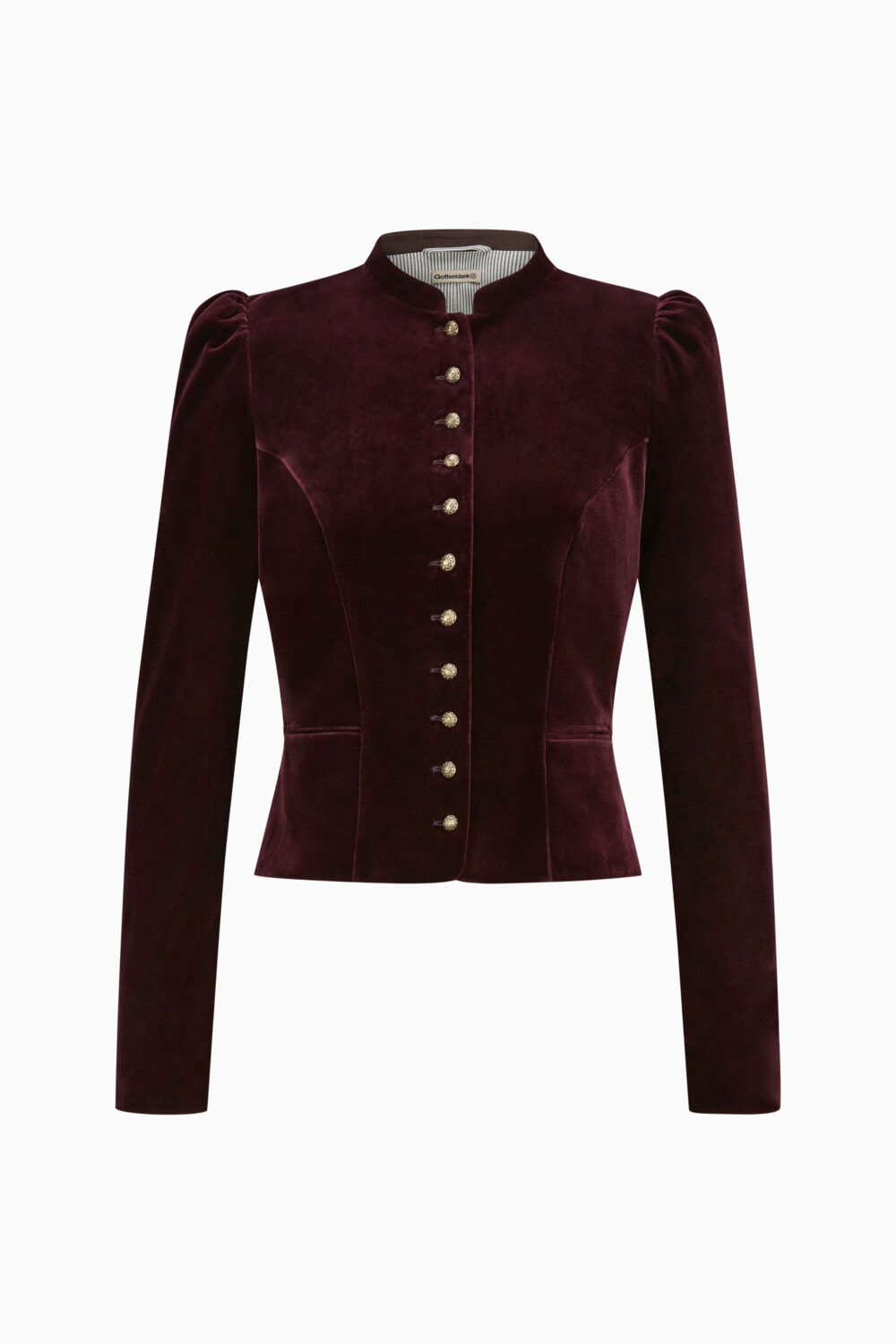 Damenmiederjacke Belinda – bordeaux