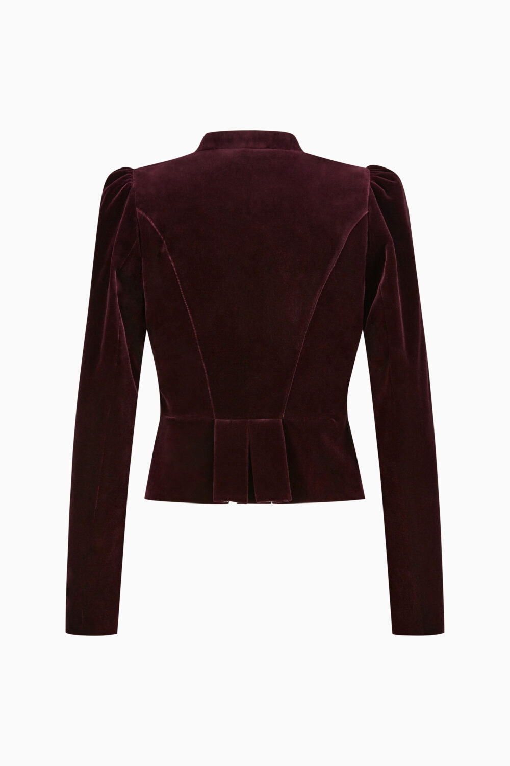 Damenmiederjacke Belinda – bordeaux