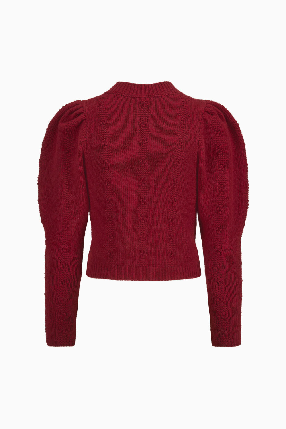 Damenstrickjacke Mette – ziegelrot