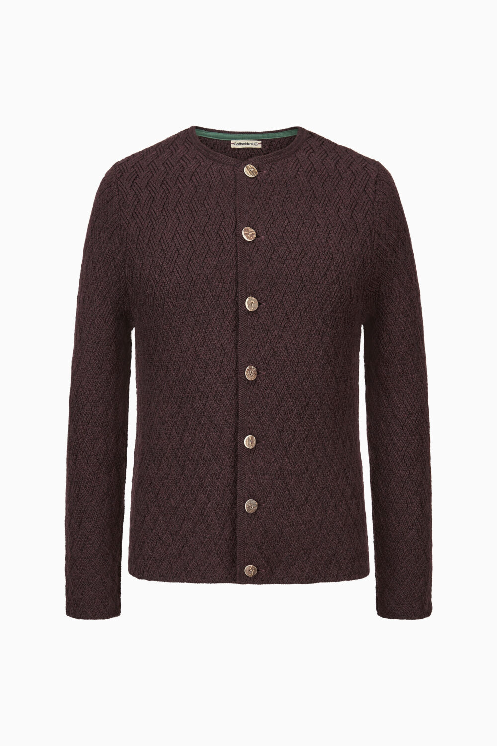 Herrenstrickjacke Eustachius Uni – feige