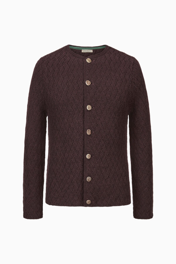 Herrenstrickjacke Eustachius Uni – feige