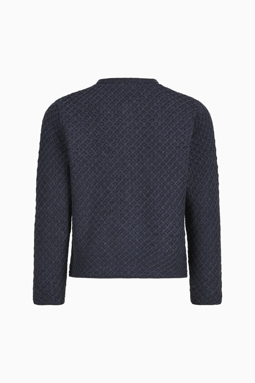 Kinderstrickjacke Xander Uni – nachtblau