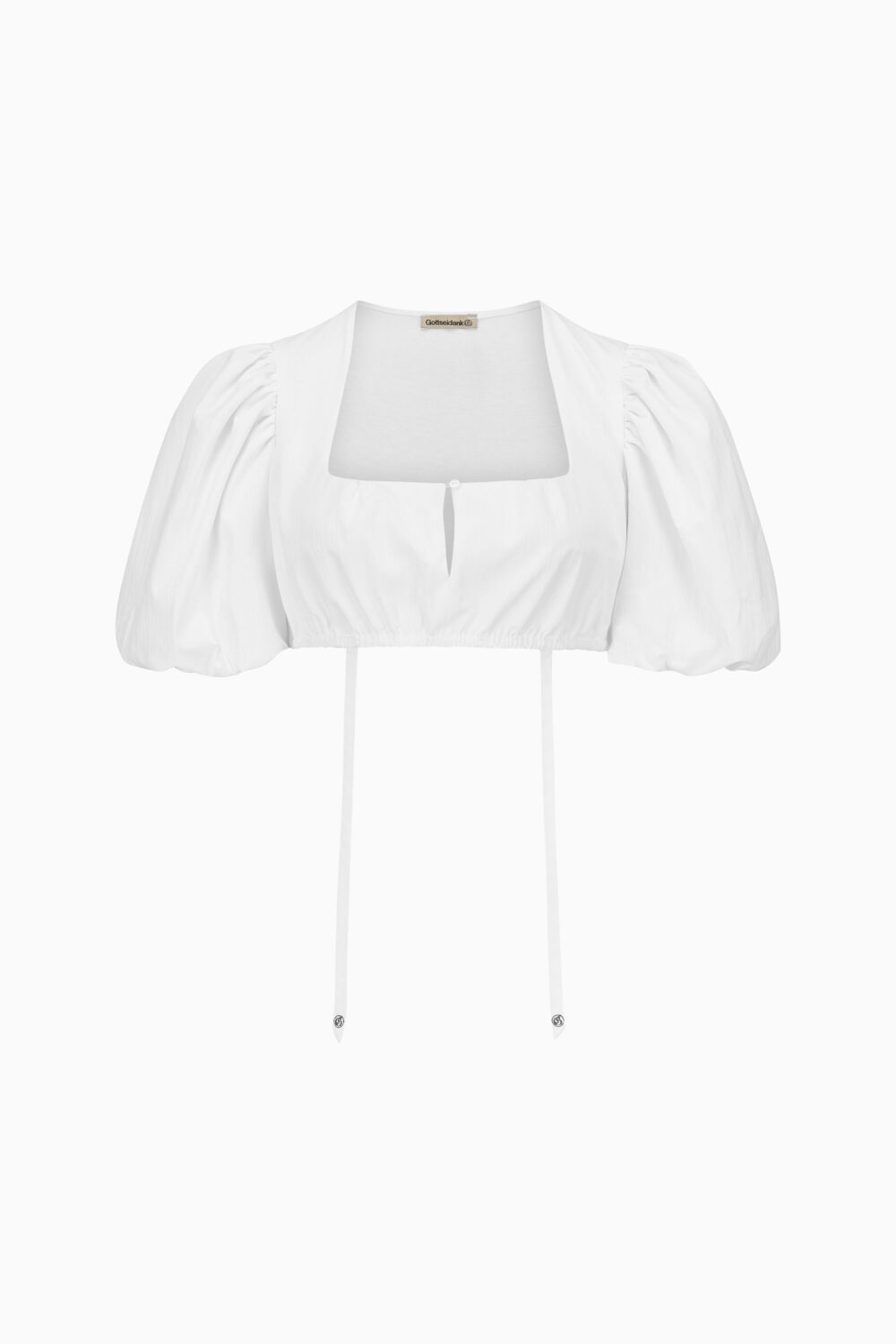Dirndlbluse Elisann – reinweiß