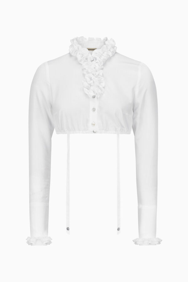 Dirndlbluse Celia – eierschale