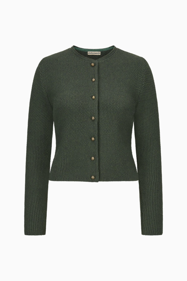 Damenstrickjacke Ignez – waldschatten