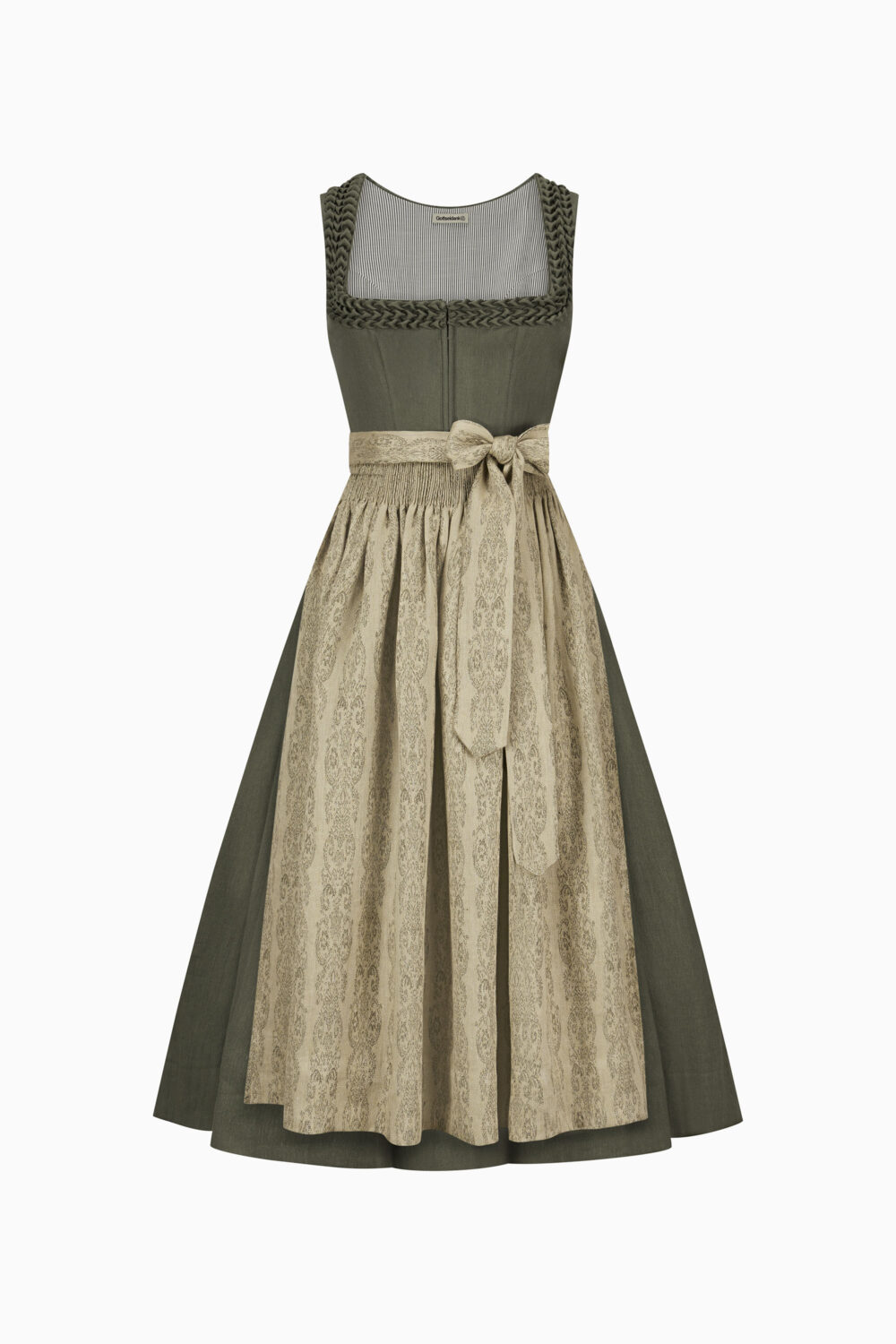 Dirndl Vreni – oliv-sage