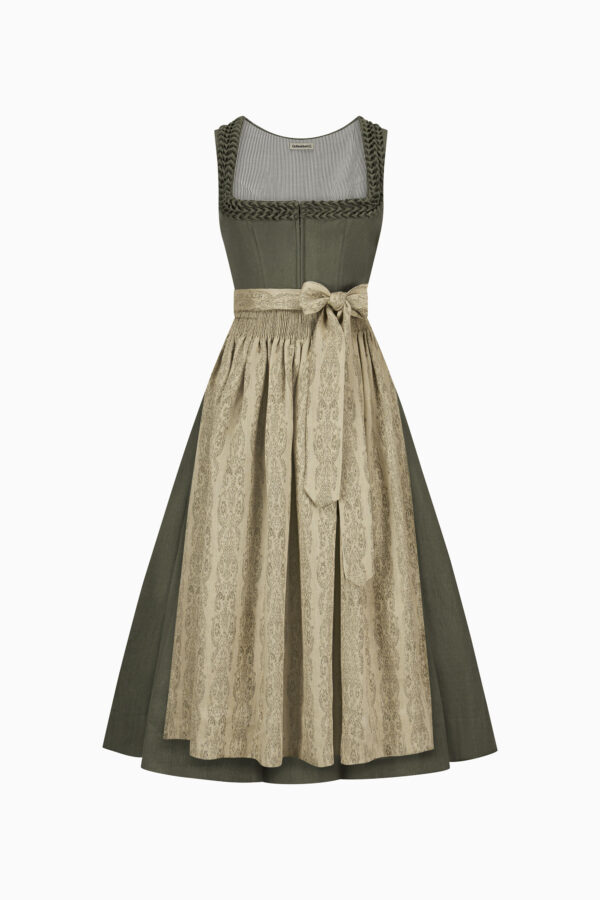 Dirndl Vreni – oliv-sage