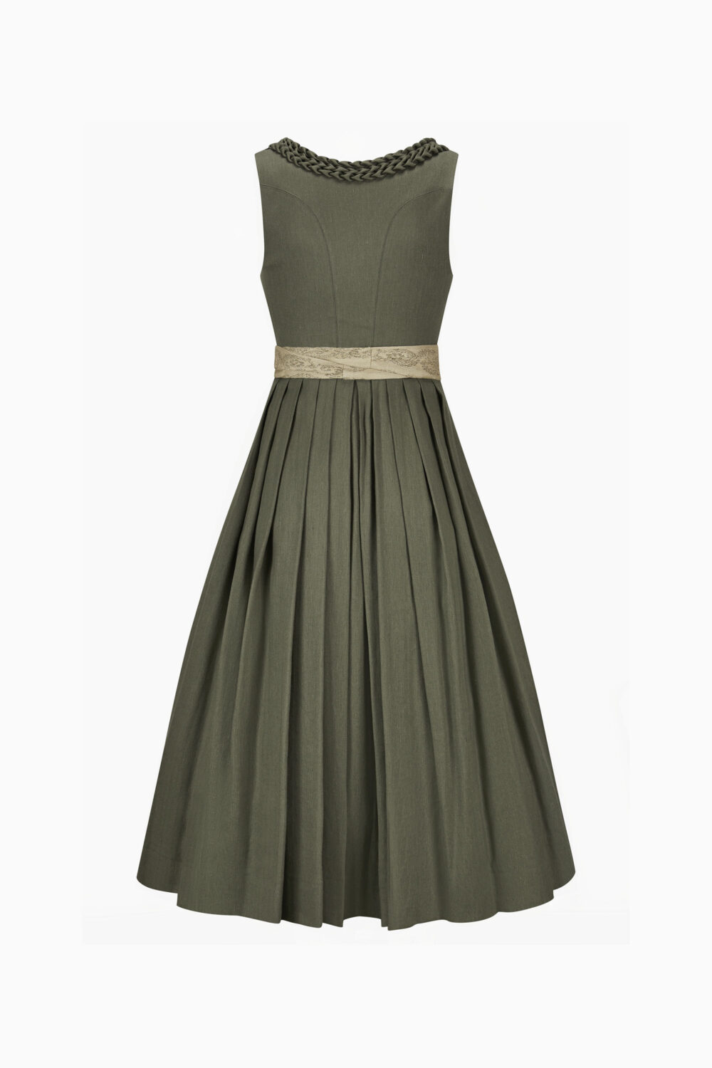Dirndl Vreni – oliv-sage