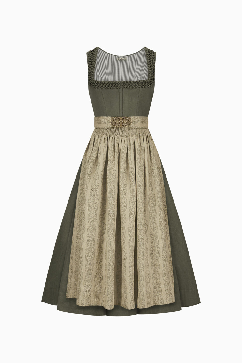 Dirndl Vreni – oliv-sage