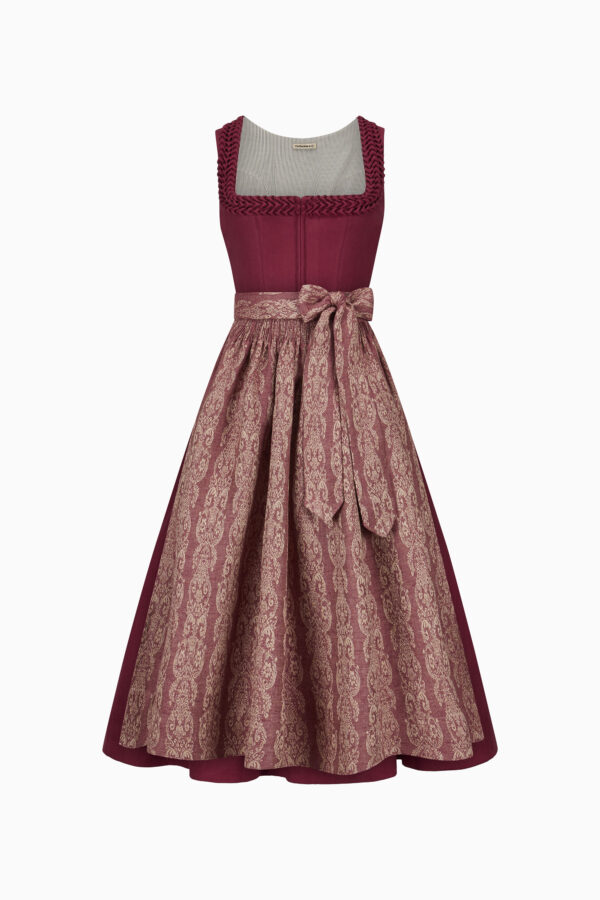 Dirndl Vreni – beere-burgundy