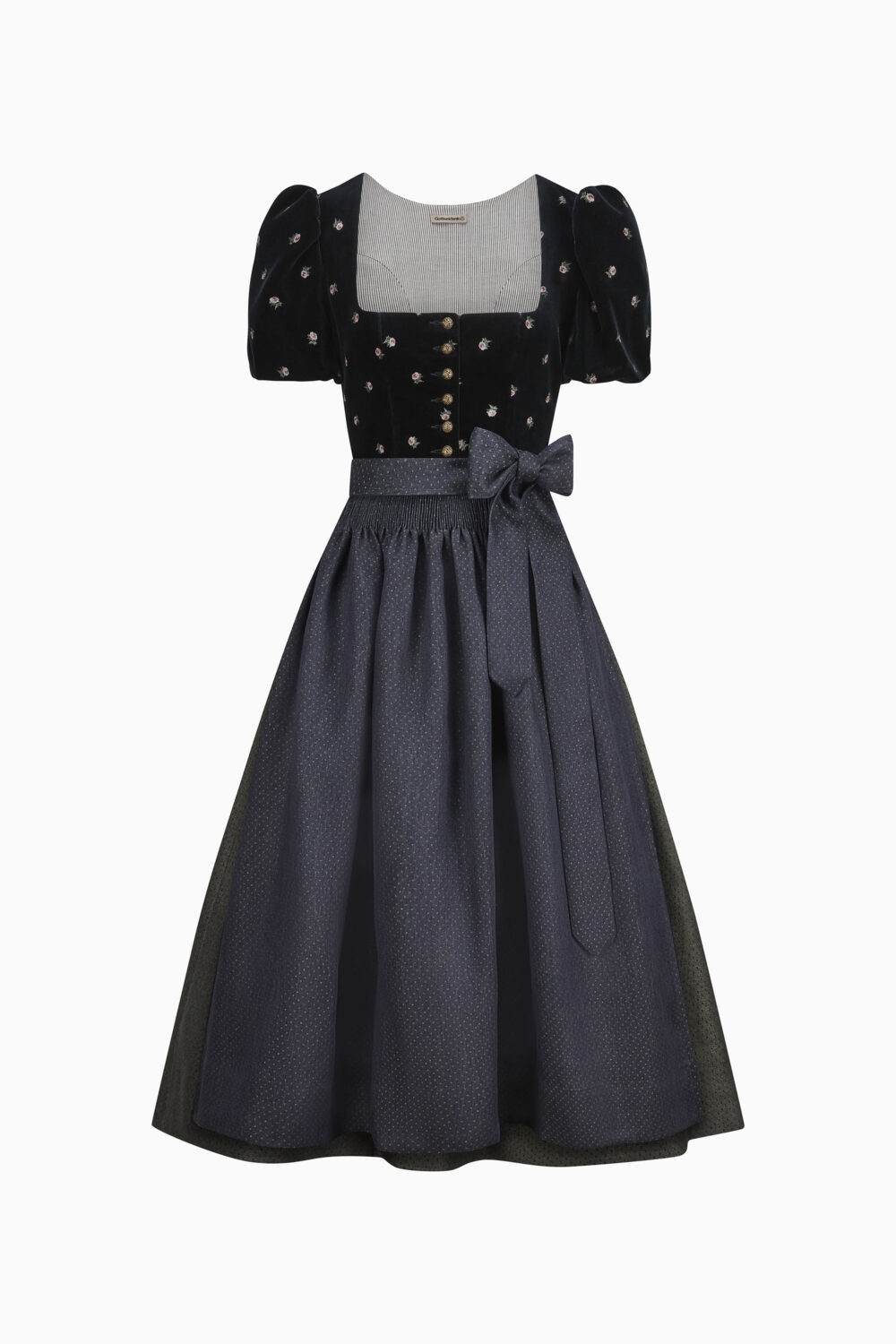 Dirndl Laura – kaviarschwarz-blackforest