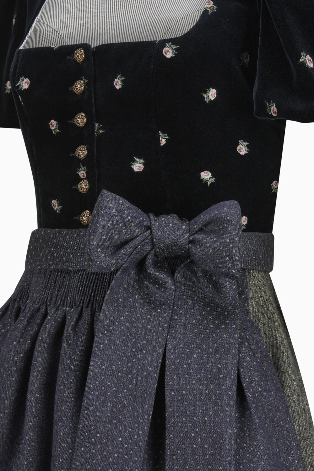 Dirndl Laura – kaviarschwarz-blackforest