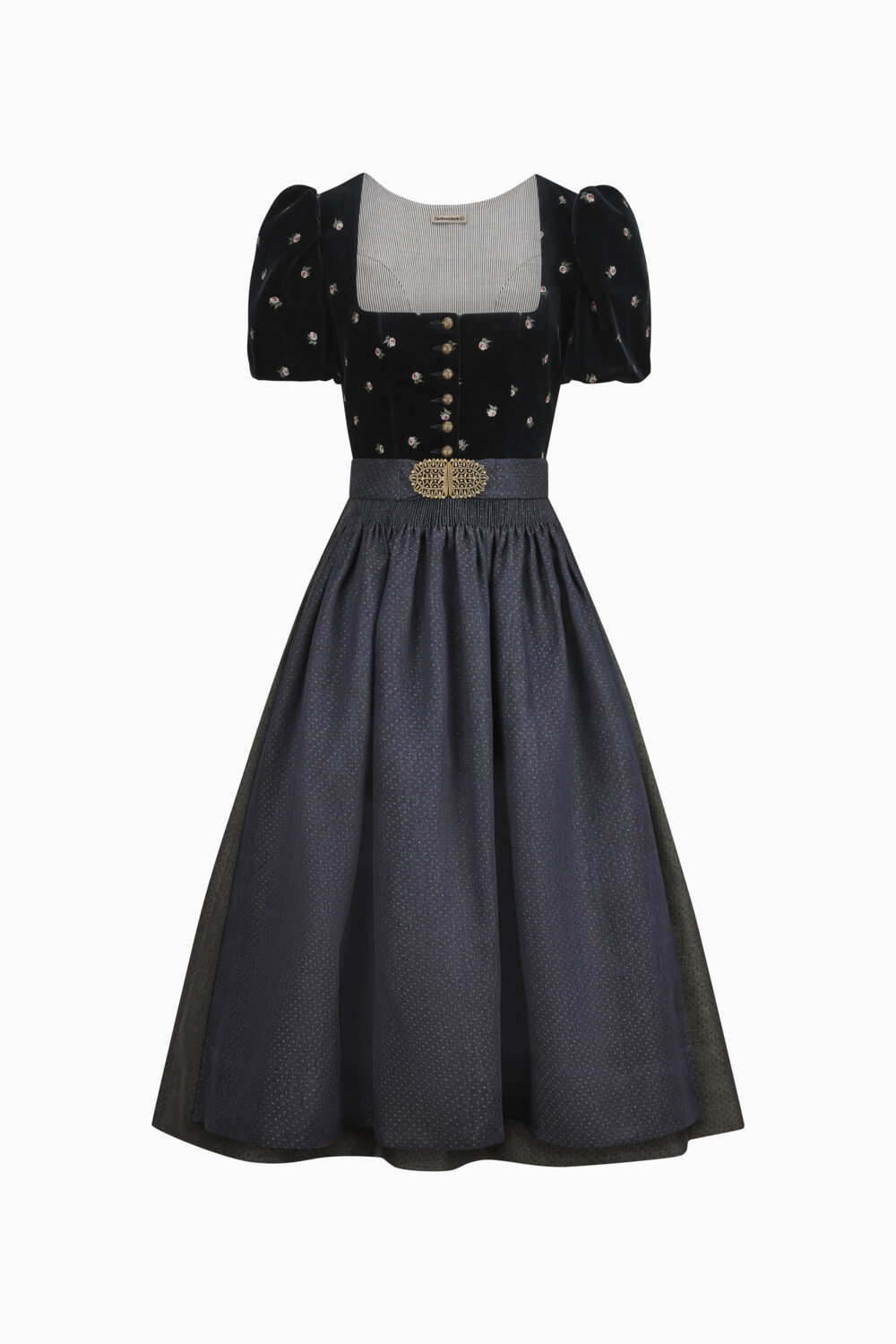 Dirndl Laura – kaviarschwarz-blackforest