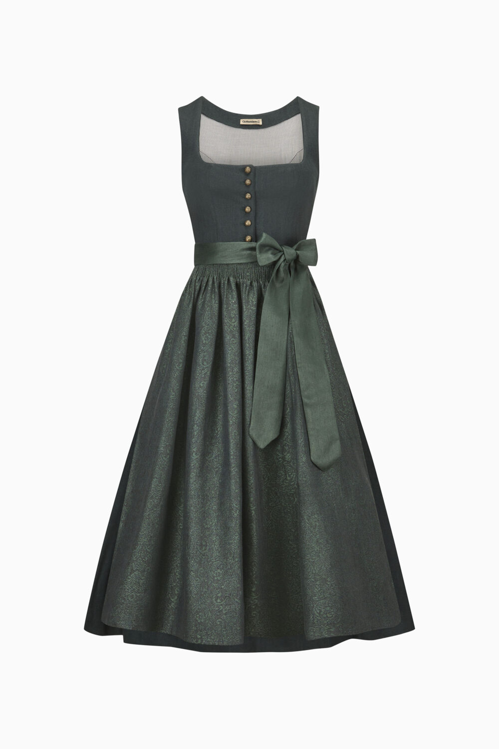 Dirndl Monika – flaschengrün-farn