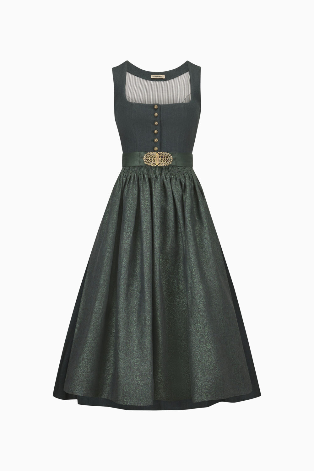 Dirndl Monika – flaschengrün-farn