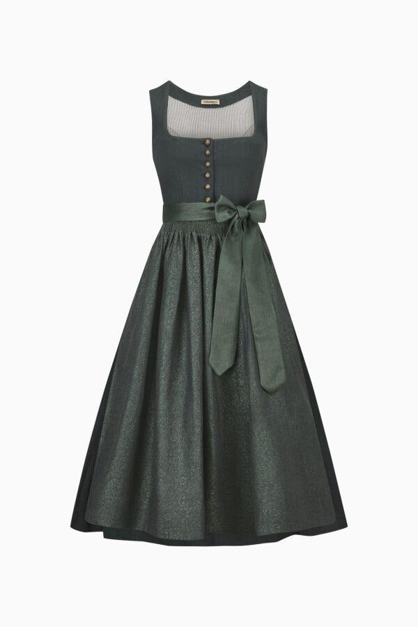 Dirndl Monika – flaschengrün-farn