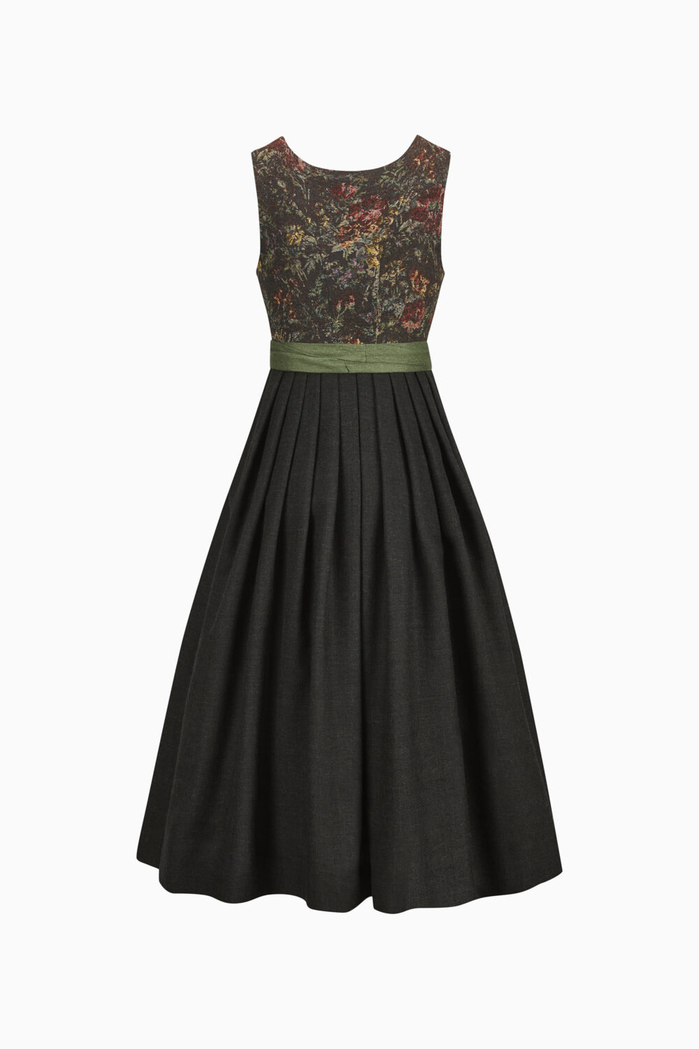 Dirndl Monika – antikschwarz-olivbraun