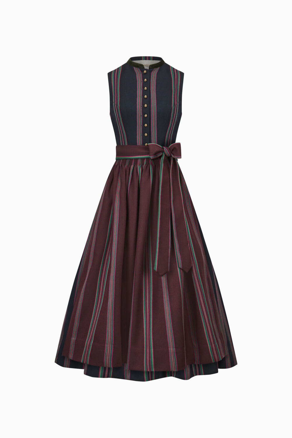 Dirndl Magda – marine-burgundy