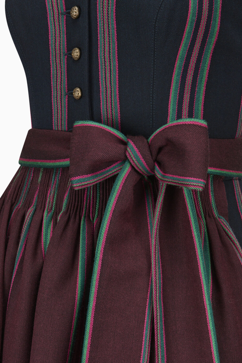 Dirndl Magda – marine-burgundy