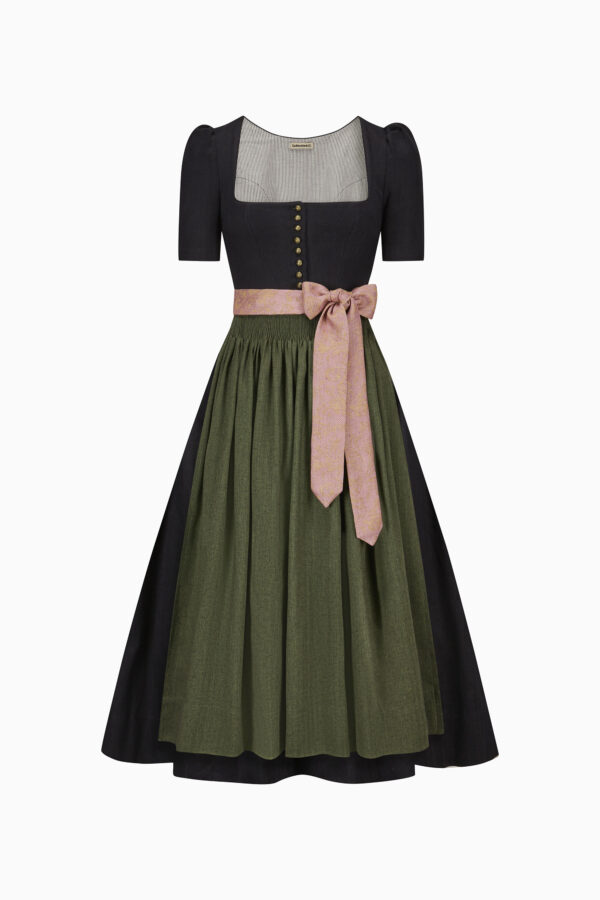 Dirndl Hanni – carbonblau-kaktus