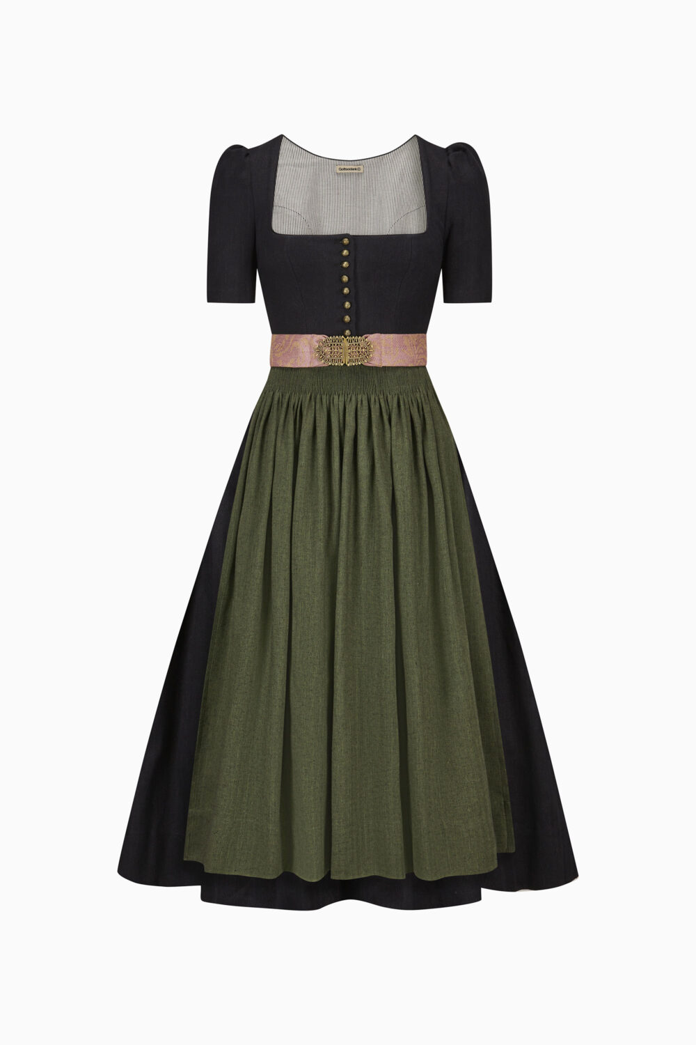 Dirndl Hanni – carbonblau-kaktus