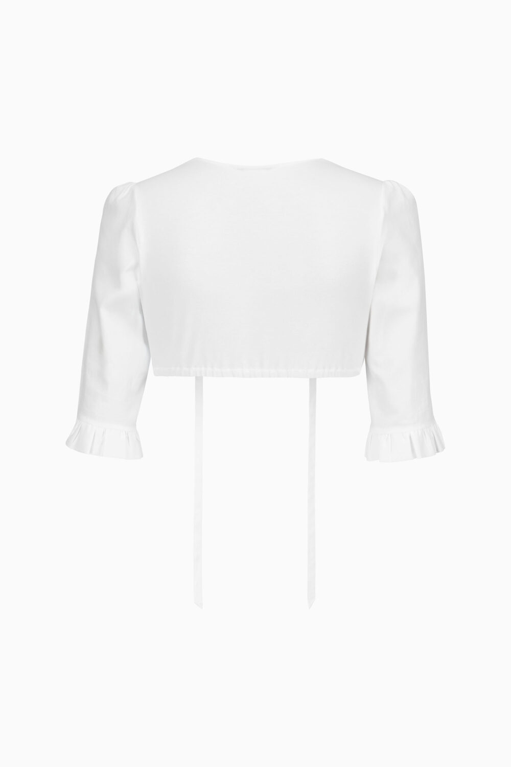 Dirndlbluse Gwendolyn – reinweiß