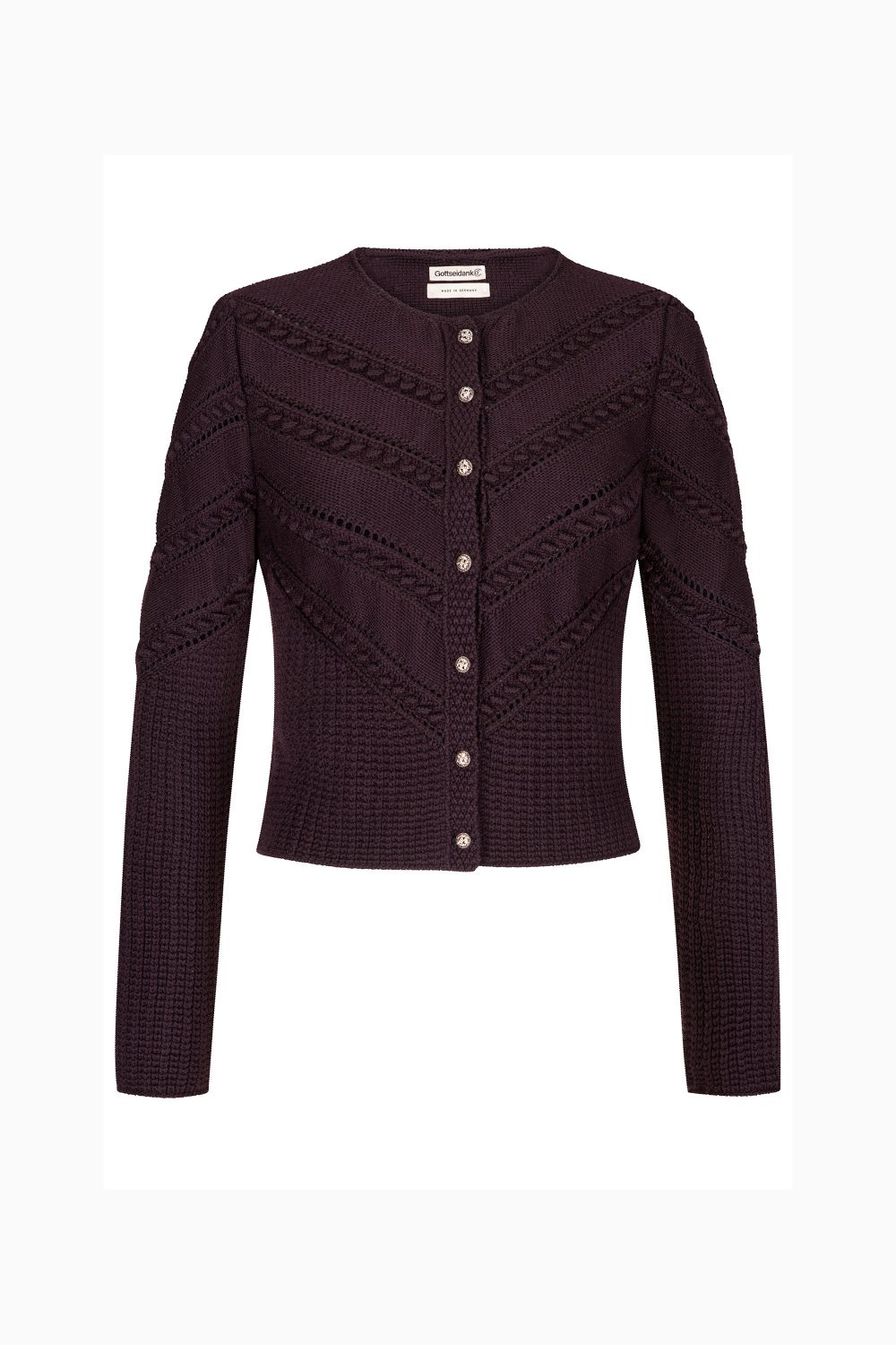 Damenstrickjacke Ophelia - Gottseidank Damenstrickjacke Ophelia - Gottseidank
