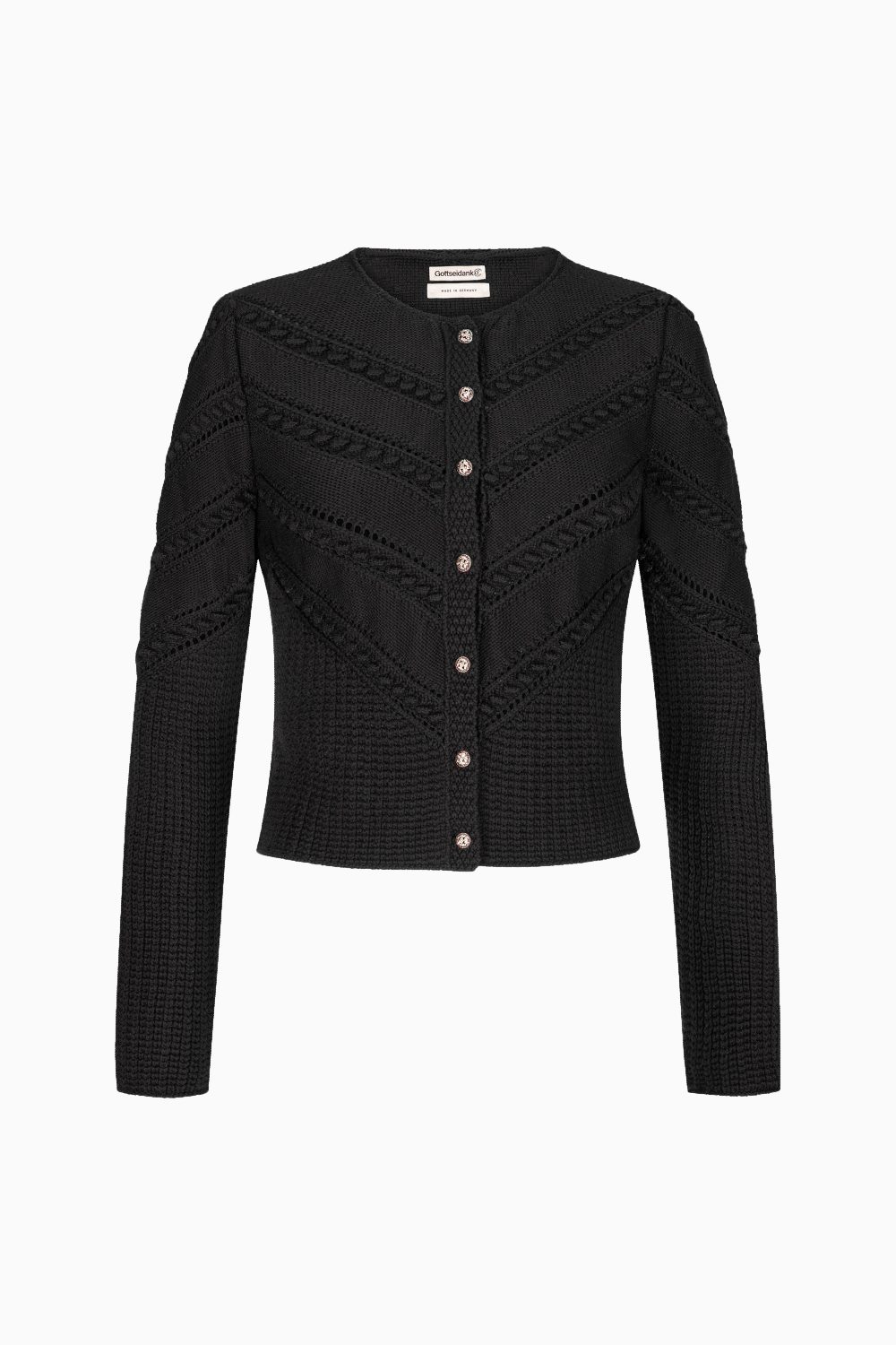 Damenstrickjacke Ophelia - Gottseidank Damenstrickjacke Ophelia - Gottseidank