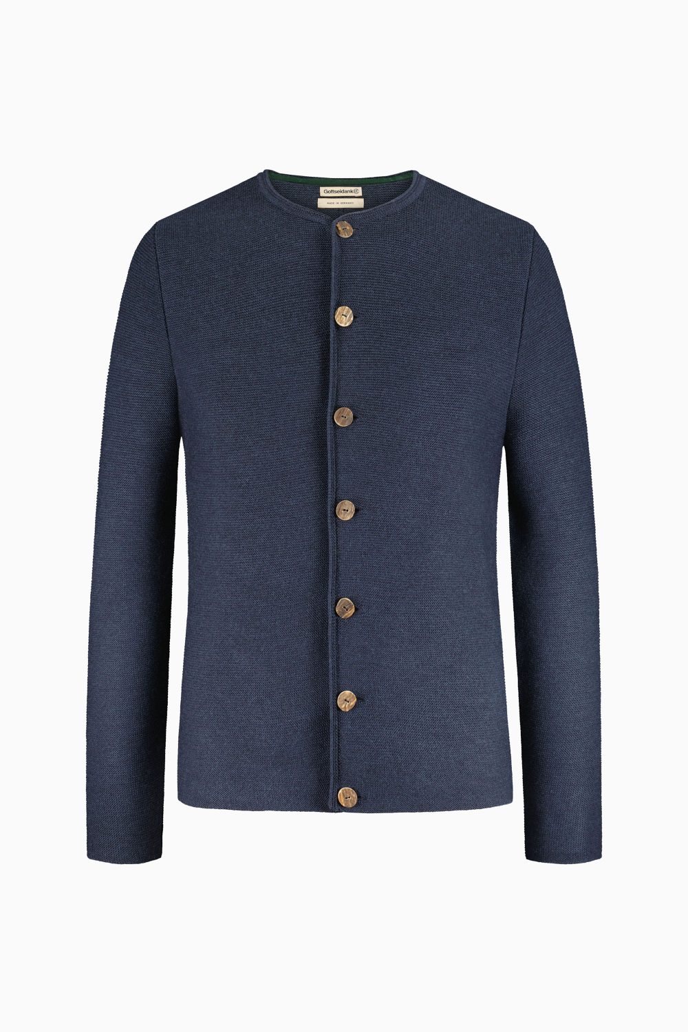Herrenstrickjacke Anselm Uni - Gottseidank Herrenstrickjacke Anselm Uni - Gottseidank