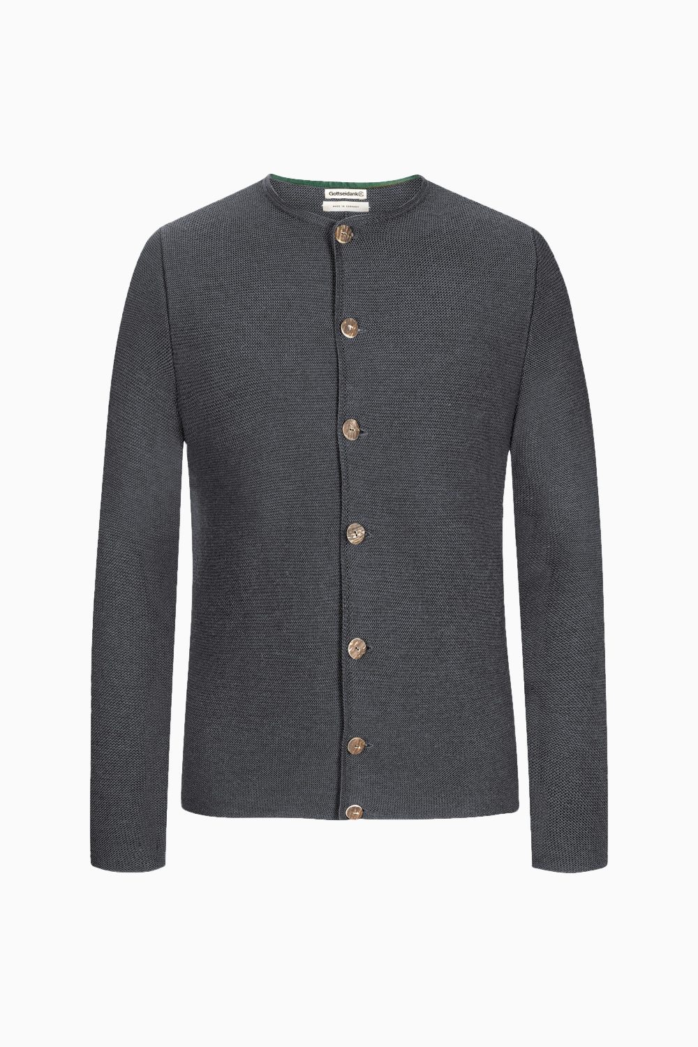 Herrenstrickjacke Aloisius Uni - Gottseidank Herrenstrickjacke Aloisius Uni - Gottseidank