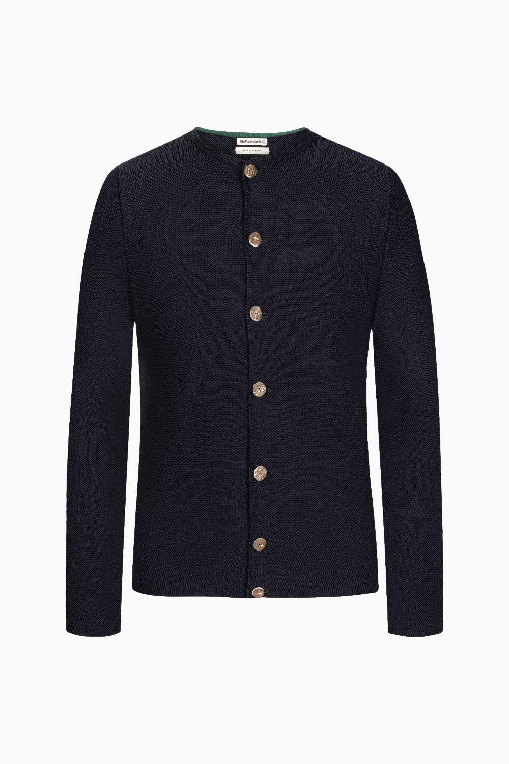 Herrenstrickjacke Aloisius Uni - Gottseidank Herrenstrickjacke Aloisius Uni - Gottseidank