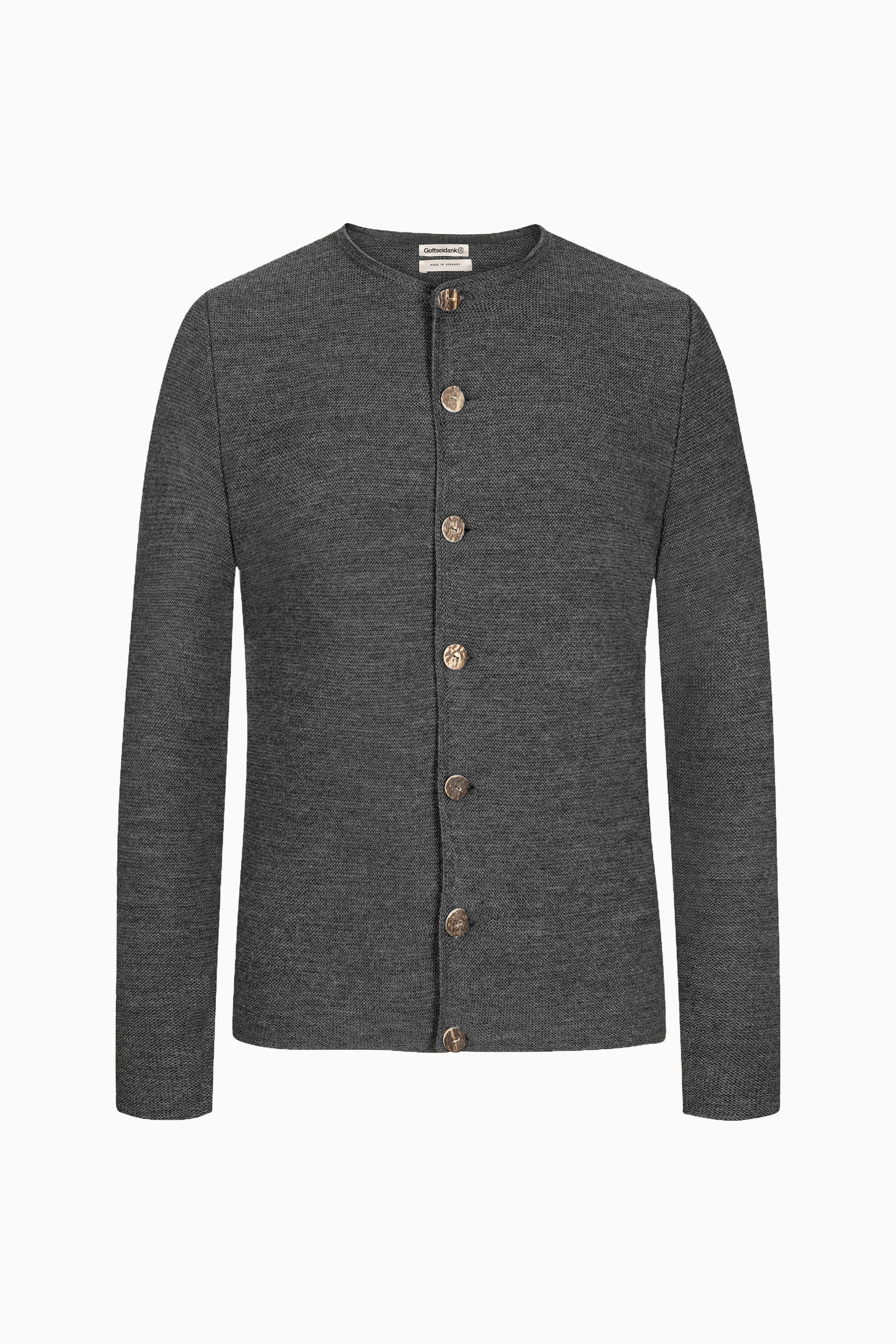Herrenstrickjacke Aloisius Uni - Gottseidank Herrenstrickjacke Aloisius Uni - Gottseidank
