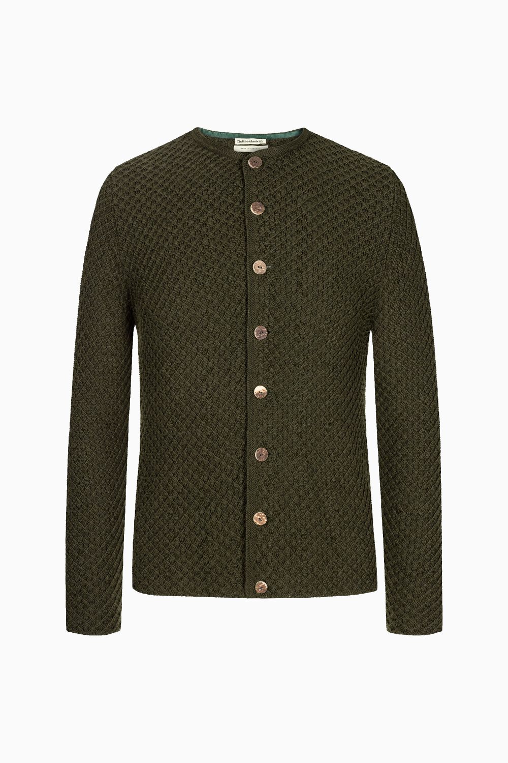 Herrenstrickjacke Xaver Uni - Gottseidank Herrenstrickjacke Xaver Uni - Gottseidank