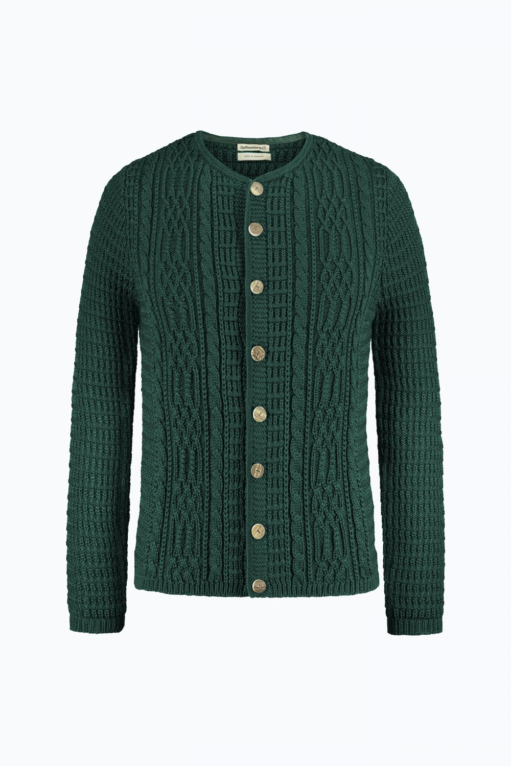 Herrenstrickjacke Anton Uni - Gottseidank Herrenstrickjacke Anton Uni - Gottseidank