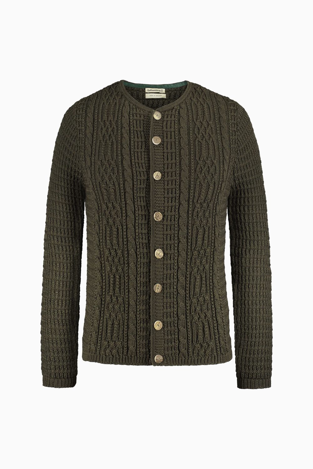 Herrenstrickjacke Anton Uni - Gottseidank Herrenstrickjacke Anton Uni - Gottseidank