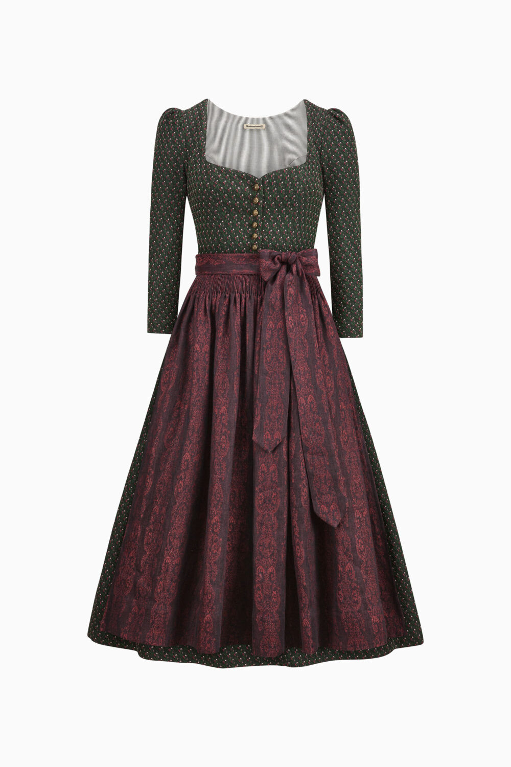 Amelie Dirndl Dress – Spruce/Blue Violet