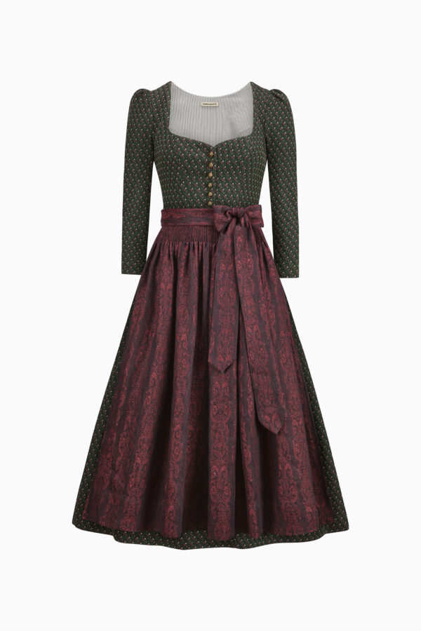 Amelie Dirndl Dress – Spruce/Blue Violet