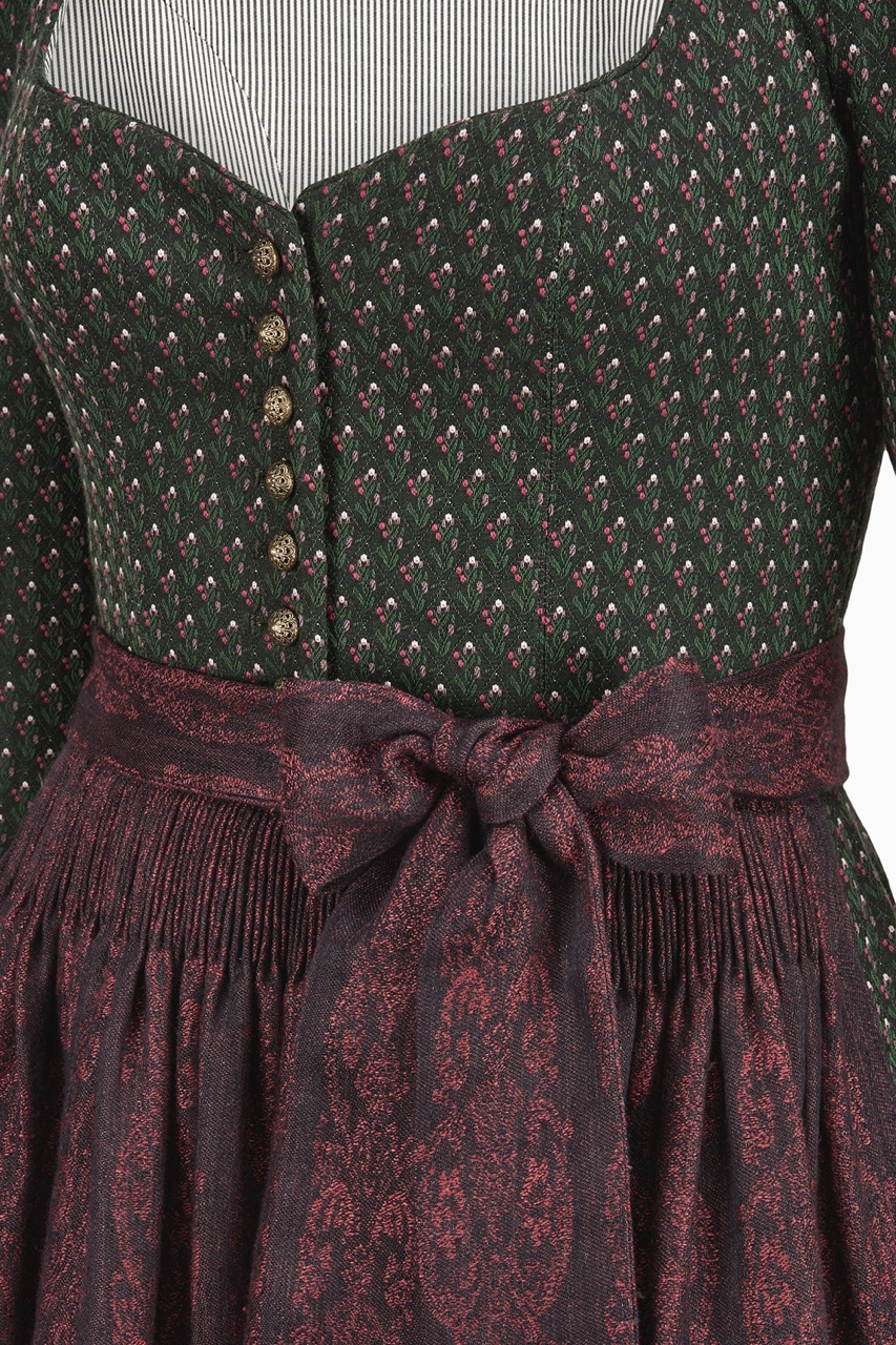 Amelie Dirndl Dress – Spruce/Blue Violet