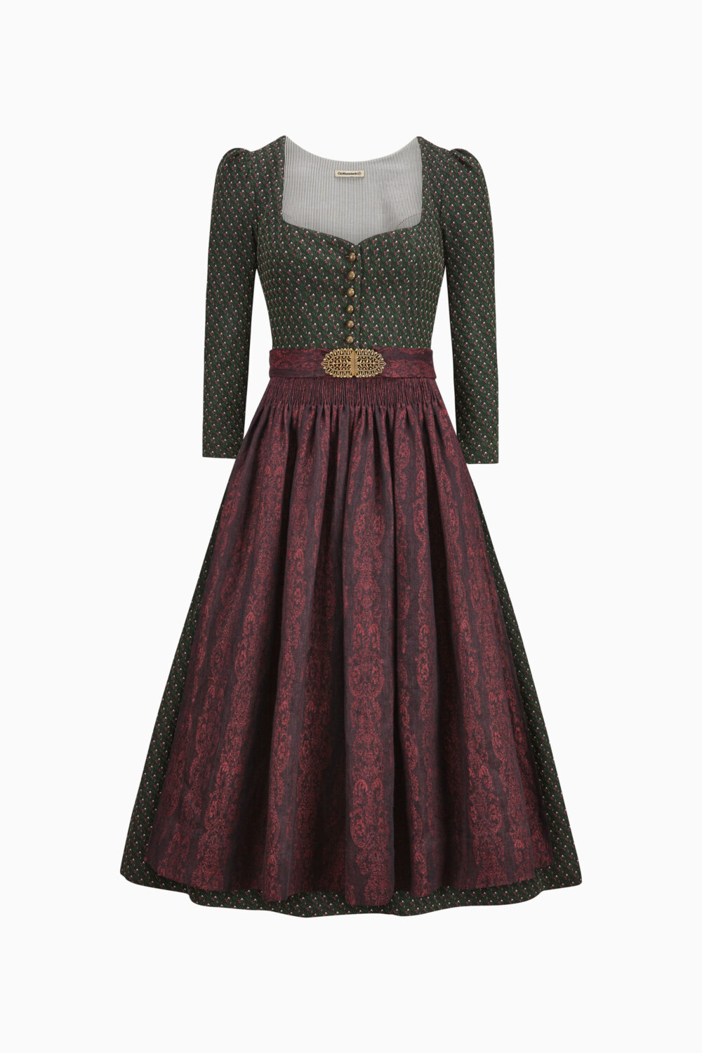 Amelie Dirndl Dress – Spruce/Blue Violet