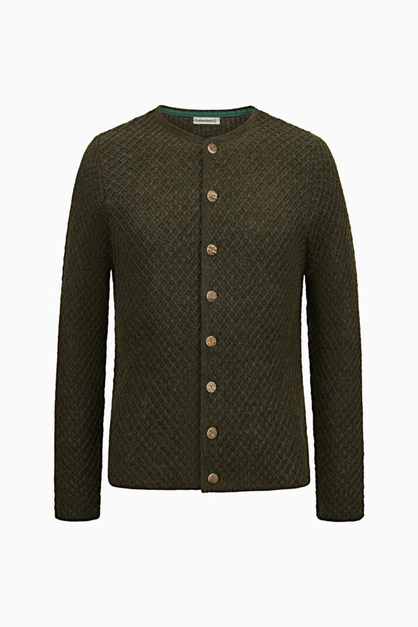 Xaver Uni Cardigan – Woodland Green