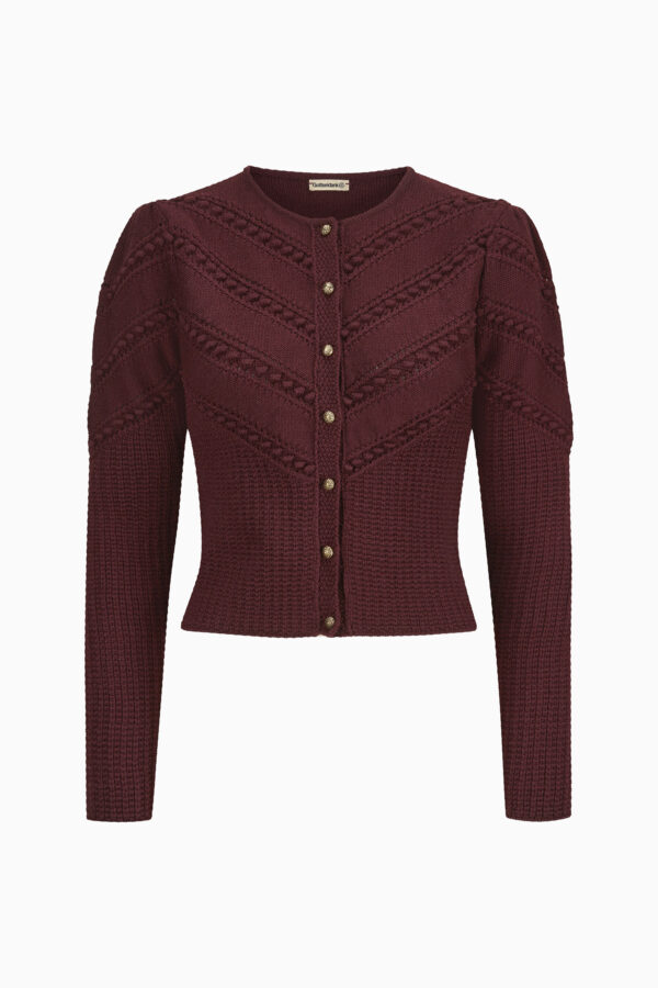 Ophelia Cardigan – Oxblood