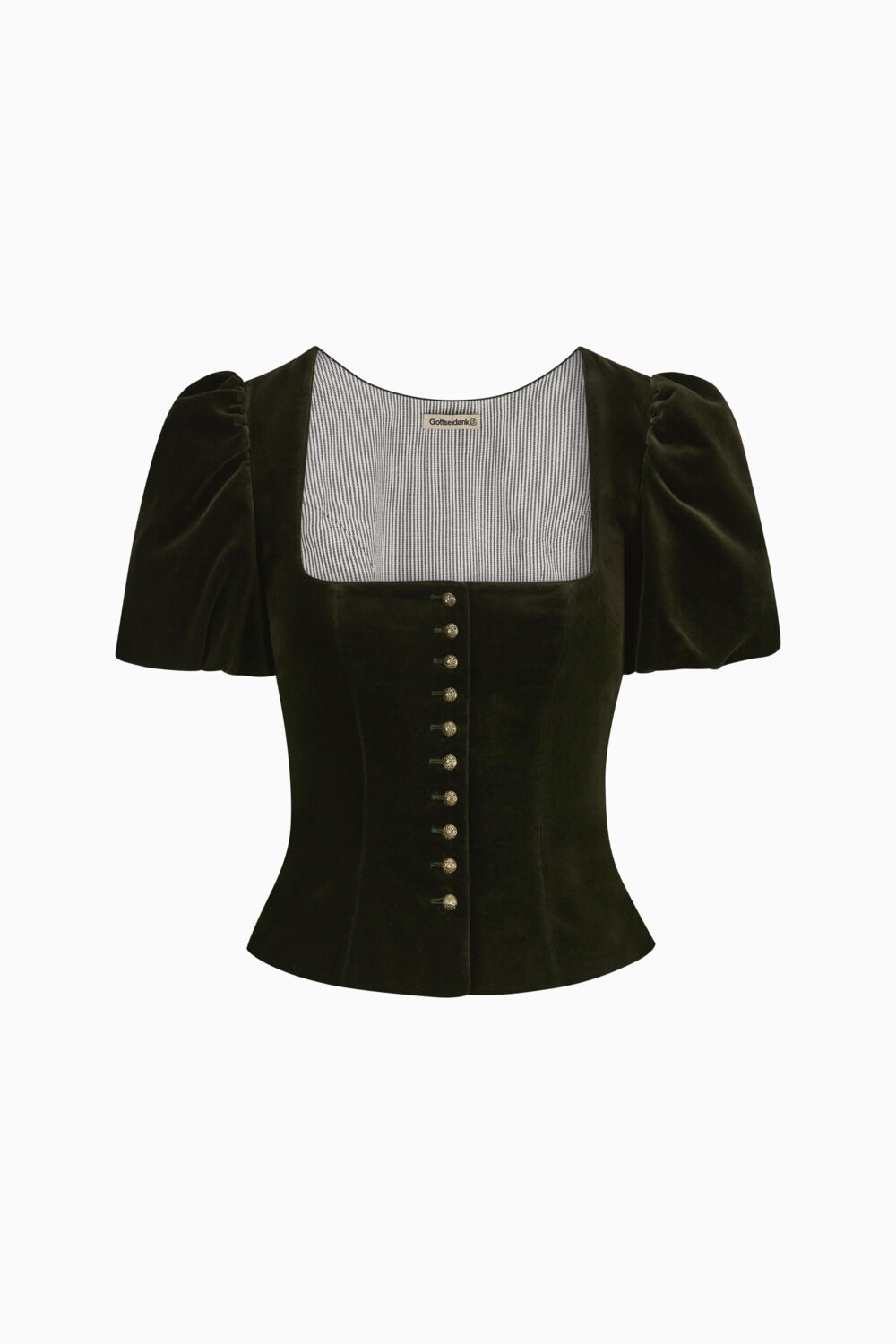 Ksenia Bodice – Bronze Green