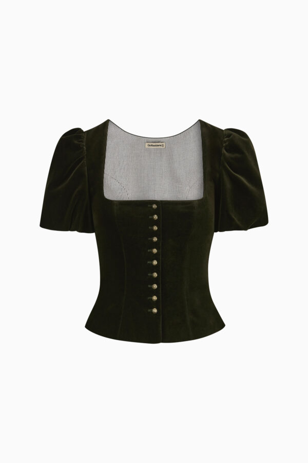 Ksenia Bodice – Bronze Green