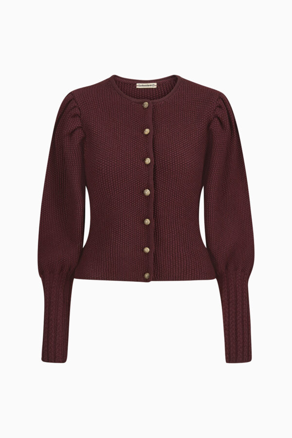 Gisela Uni Cardigan – Oxblood