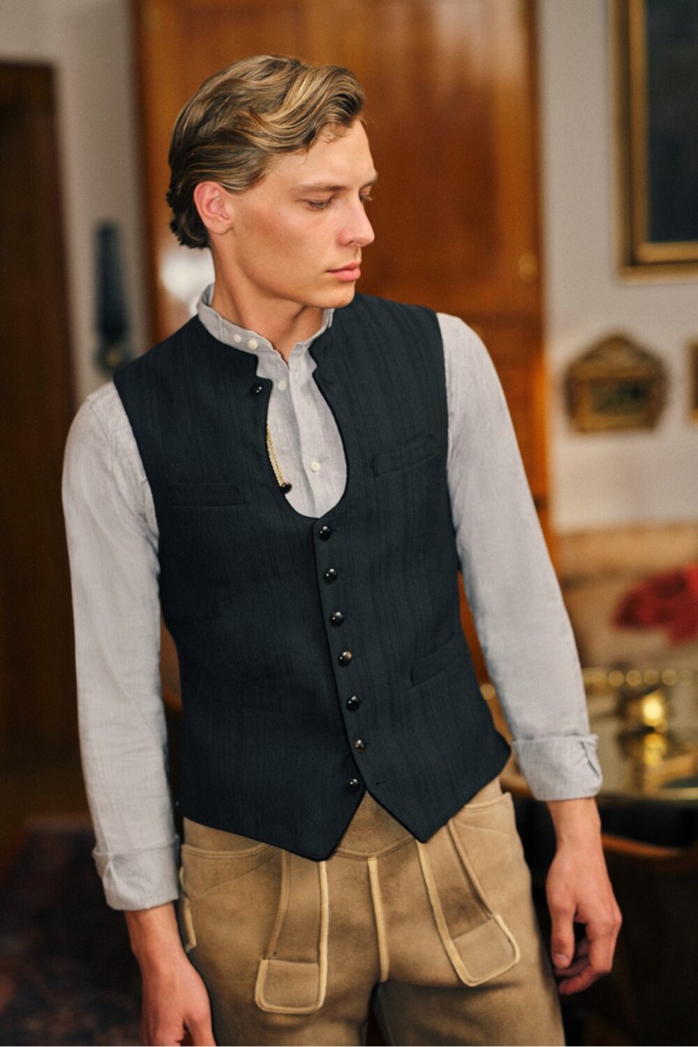 Ignaz Waistcoat – Black